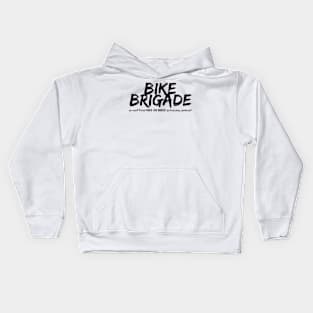 Bike Brigade in Black Kids Hoodie